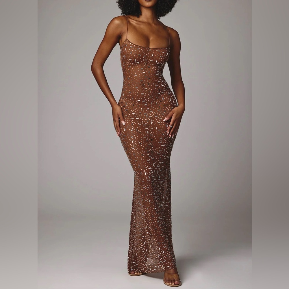 Embellished Evening Gown